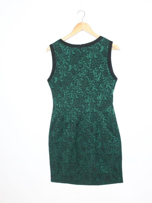 Espalda vestido texturizado verde Anna Field