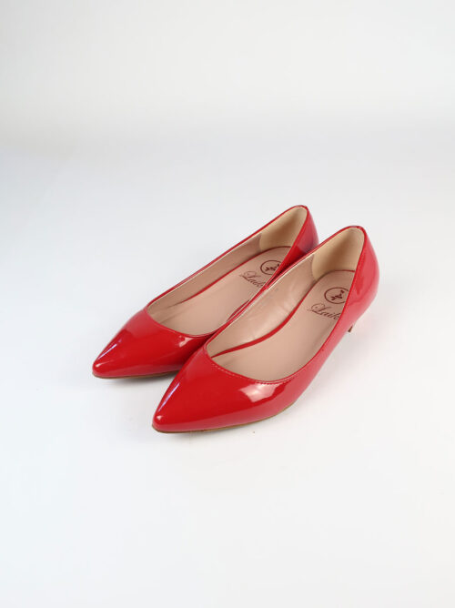 Zapato rojo charol
