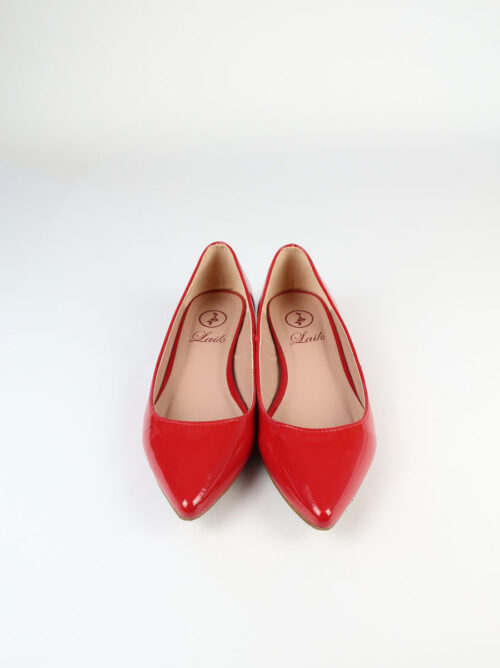 Puntera Zapato rojo charol